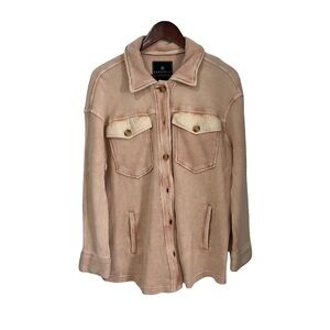 Bagatelle Tan Utility Jacket Classic Relaxed Fit